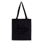 Loopcolors Stoffbeutel Logo Loop – Schwarz Schwarz