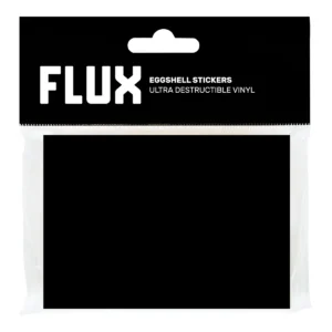 Flux Eggshell Stickers - 50 Stück - Schwarz