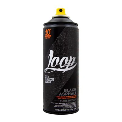Loopcolors Cans Asphalt 400ml - Schwarz