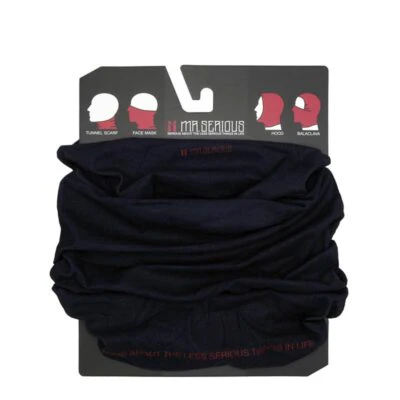 Mr. Serious Tunnel Scarf - Black