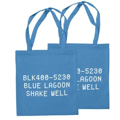 Montana Cotton Bag Donut Print - 5230 Blue Lagoon