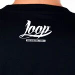 Loopcolors T-Shirt Logo White – Schwarz