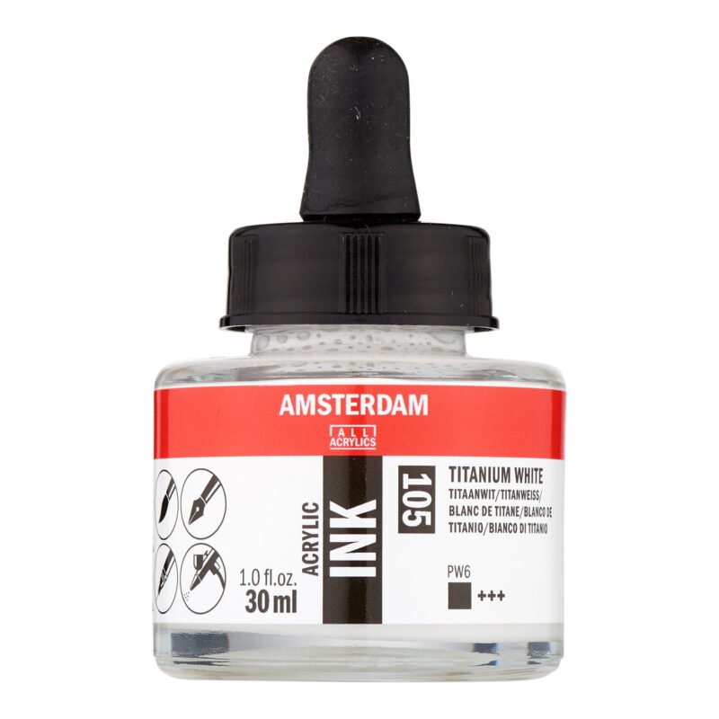 Amsterdam Acrylic Ink 30 ml Titanweiss