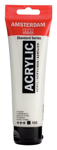 Amsterdam Standard Series Acrylfarbe 120 ml Titanweiss