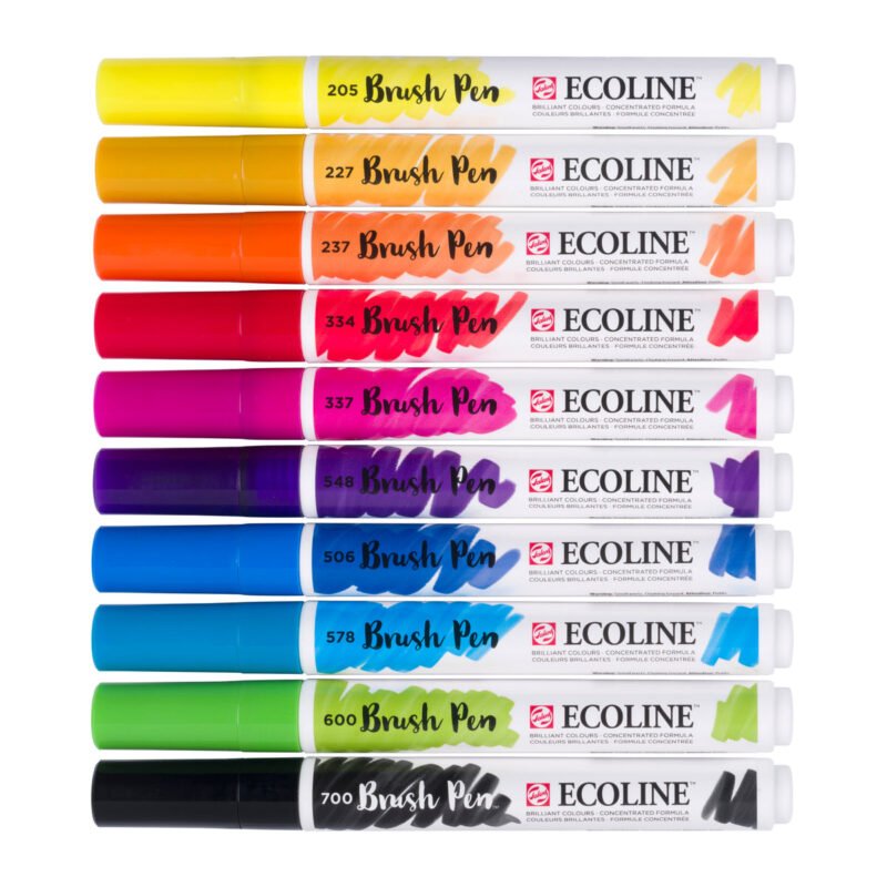 Ecoline Brush Pen Set Primary, 10 Farben 3