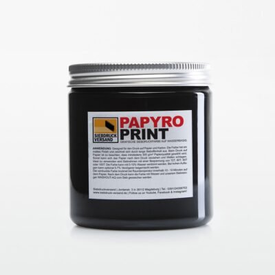 Papier-Siebdruckfarbe PapyroPrint, 250 g Schwarz