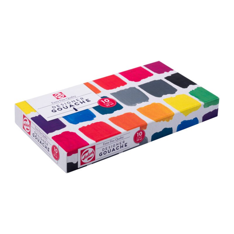 Talens Gouache Extra Fine Basis-Set, 10 × 20 ml 3