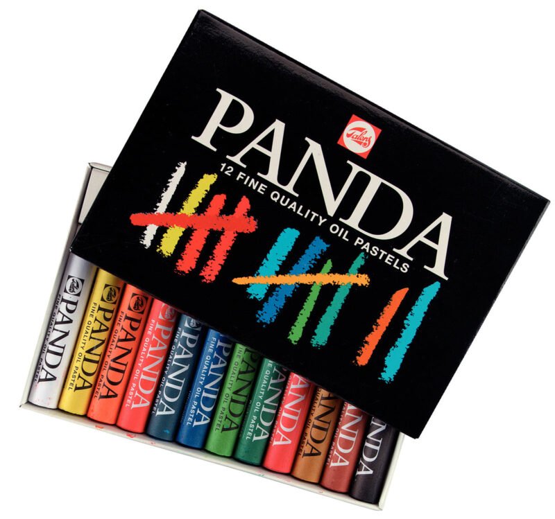 Talens Panda Ölpastelle, 12 Farben