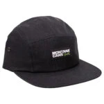 Montana 5-Panel Cap Typo Logo Black