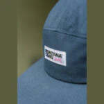 Montana 5-Panel Cap Typo Logo Black